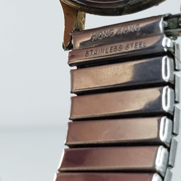 Vintage Bulova Self-winding Men's Watch 10K RGP Bezel Flex On Stainless Steel - Picture 9 of 11